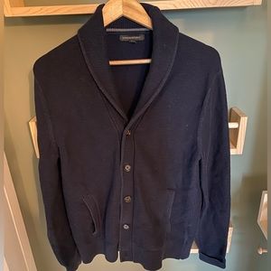 Banana Republic Men’s Shawl Neck Cardigan in Navy Blue, Size Large